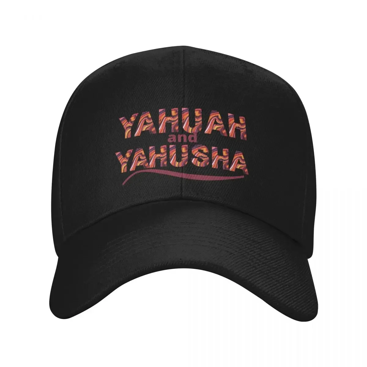 

Yahuah(LORD) and Yahusha(Jesus) brown Baseball Cap Visor Designer Hat Unique hats designer cap Women's Beach Men's