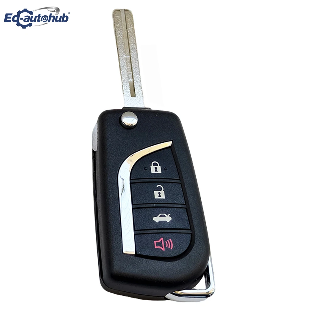 

For 2018-2024 Toyota Camry Flip Remote Shell Key Fob Case Cover - Durable Key Cover for Enhanced Protection FCC: HYQ12BFB