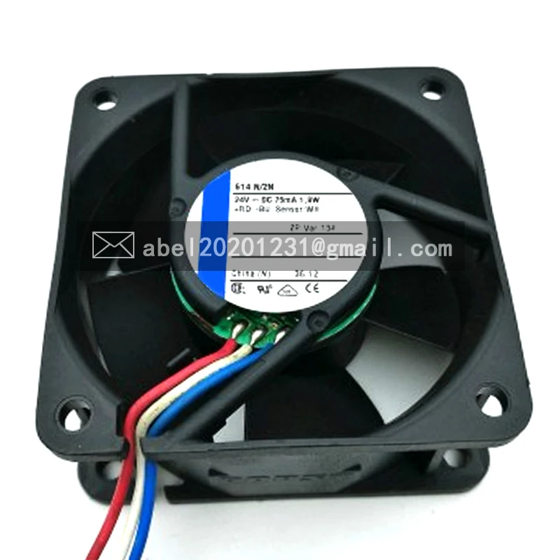 BRAND NEW ORIGINAL 614N/2N 614 N/2N 24V DC 1.8W COOLING FAN 6025 6CM 60*60*25MM