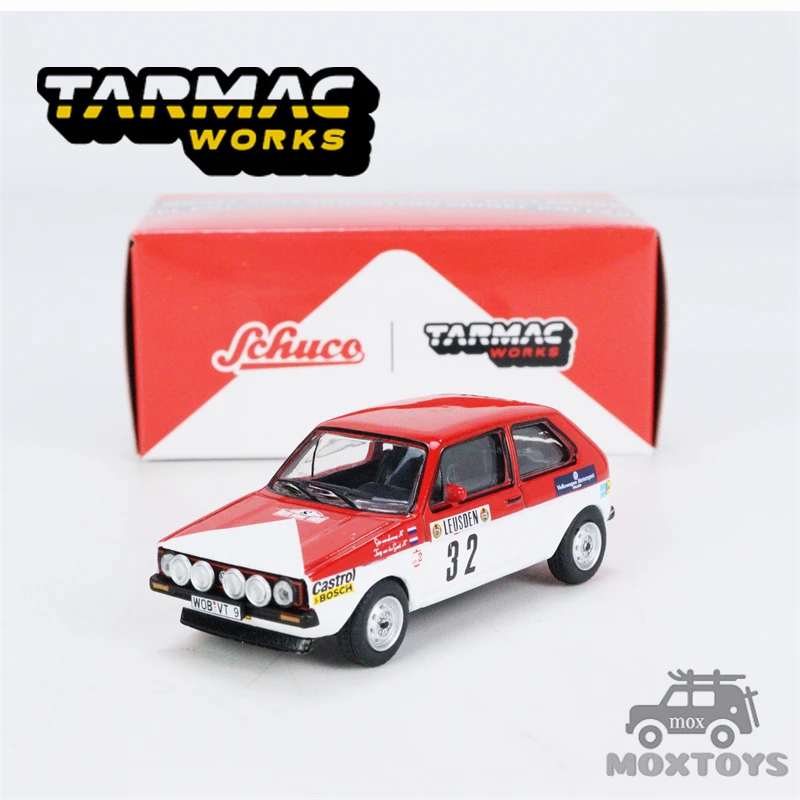 Tarmac Works x Schuco 1:64 Golf I GTI Rally MonteCarlo1983 Model Car