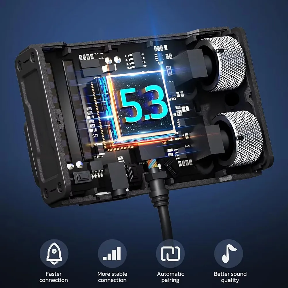 

In-Car Listening Car Music Player High Quality Sound Experience Atmosphere Light Adapter User-friendly Interface