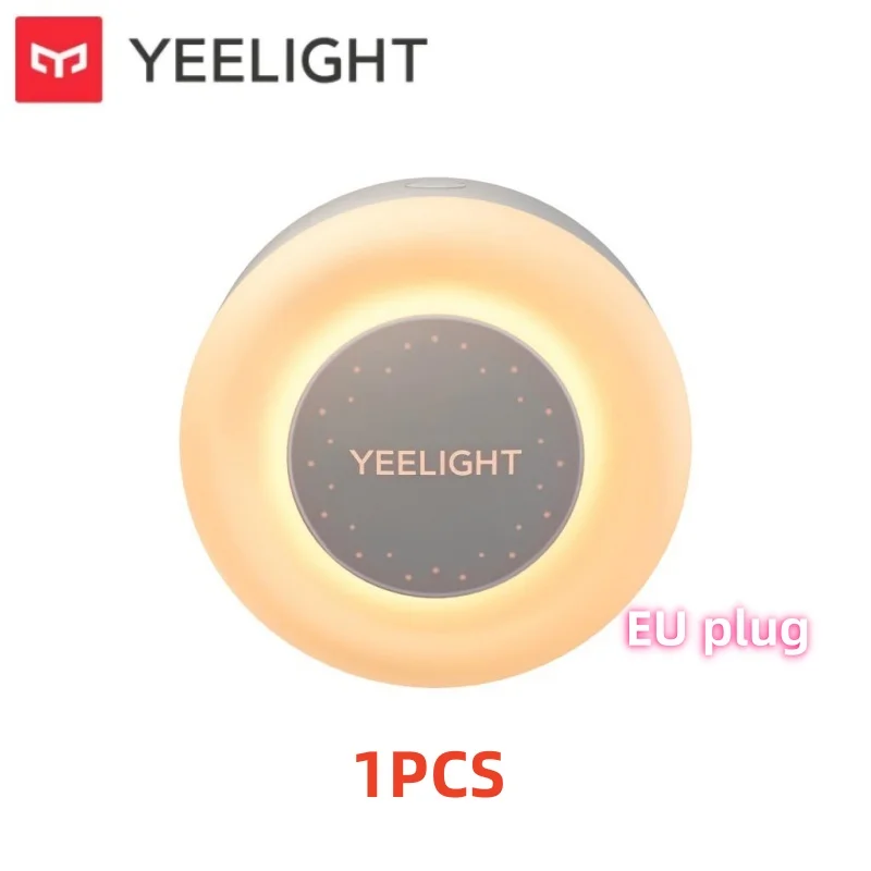 Yeelight Plug-in lichtsensor Nachtlampje Minisensor Nachtlampje Warm wit 2700K Ultra energiezuinig 0,25W 110-240V EU-stekker