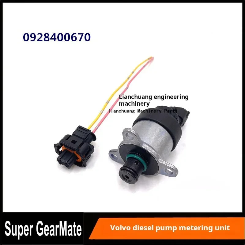 For Vo-lvo ec EC210B 240B 290B High pressure Diesel pump metering unit fuel pump SCV valve Excavator Parts