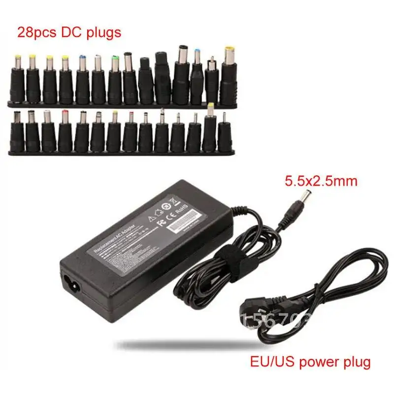 Power Adapter Charger 90W 19V 4.74A AC Supply Transformer For Acer Asus Dell HP Lenovo Samsung Toshiba Laptop 18.5V 19.5V 20V C1