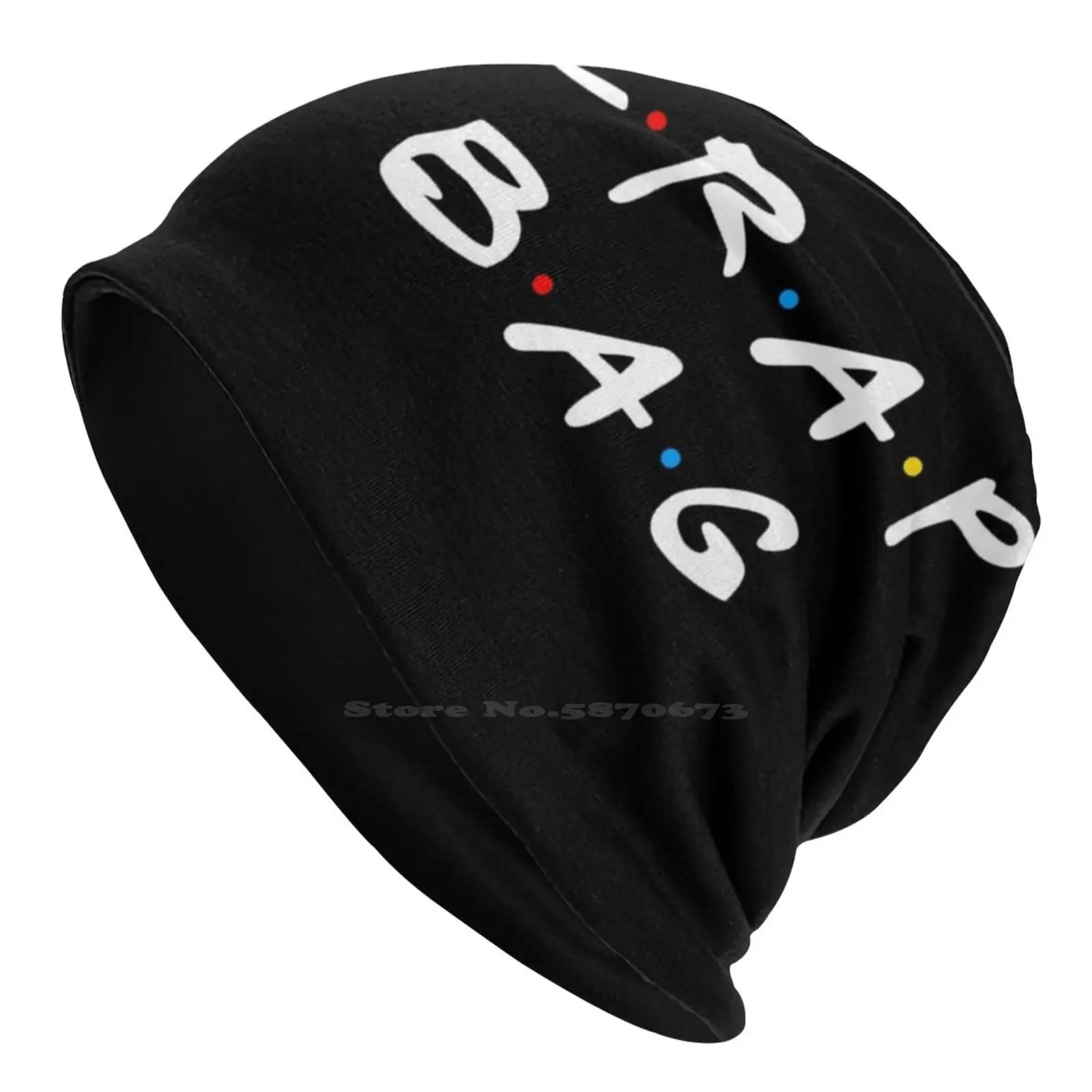 Crap Bag Knitted Hat Warm Beanie Outdoor Caps Joey Tribbiani Tv Sitcom Catchphrase How You Doin Friends Font Matt Le Blanc