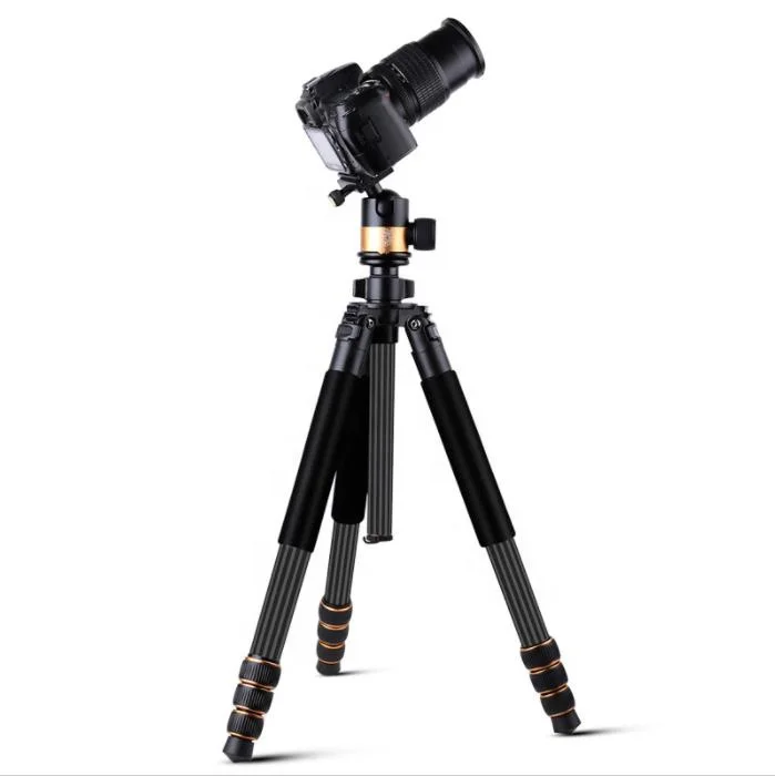 

The latest wholesale high quality carbon fiber Q610C camera pirtable light stand tripod pro stand fone o camera stand