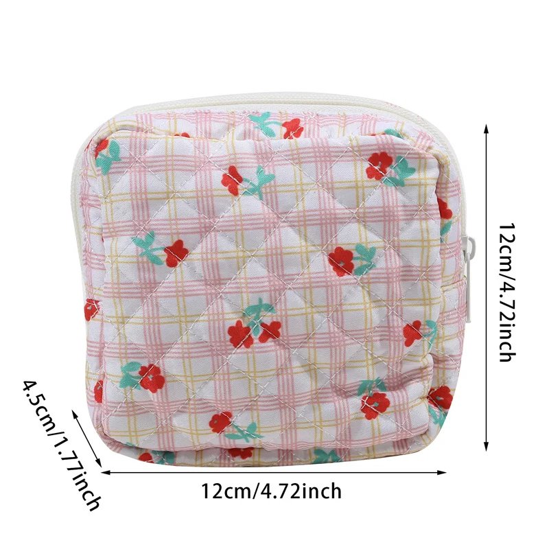 2024 Cute Korean Sanitary Napkin Storage Bags Girls Cartoon Physiological Period Tampon Organiser Bag Mini Bag Coin purse