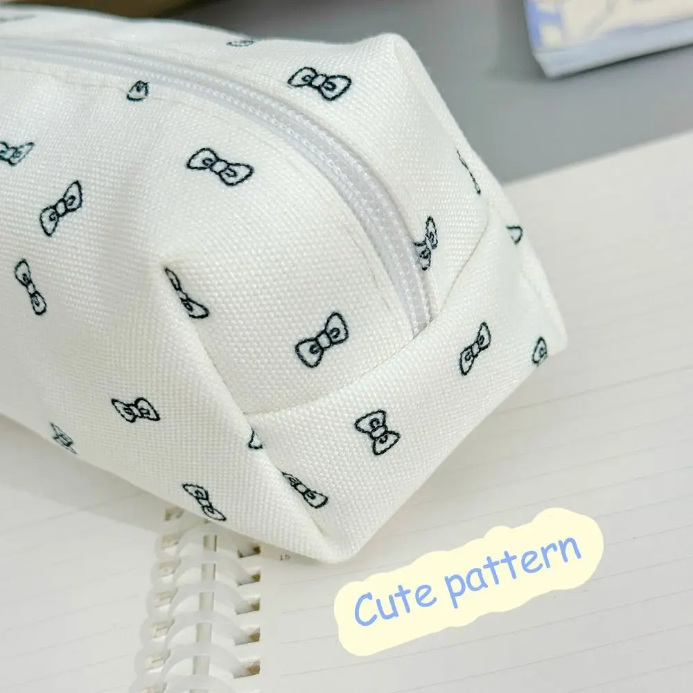 

High Quality Bow Pen Bag Large Capacity Multifunctional Pencil Case Pen Box Gift