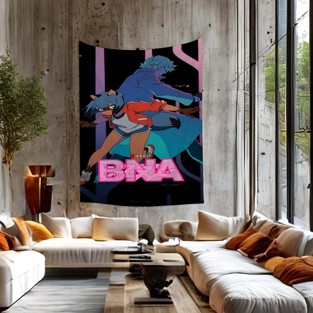 Brand New Animal BNA Anime Printed Large Wall Tapestry Art Science Fiction Room Home Decor Decor Blanket