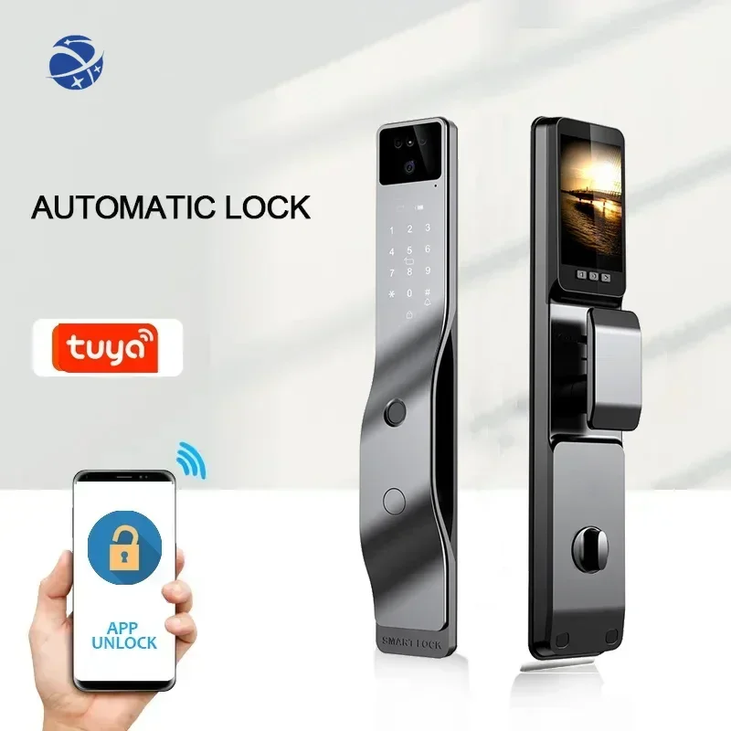 exterior tuya smart lock cam lock doorbell wireless camera interior door handles