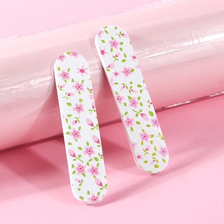 10Pcs Disposable Double Sided Nail Files Emery Boards Travel Size Portable Pedicure Manicure Nail Care