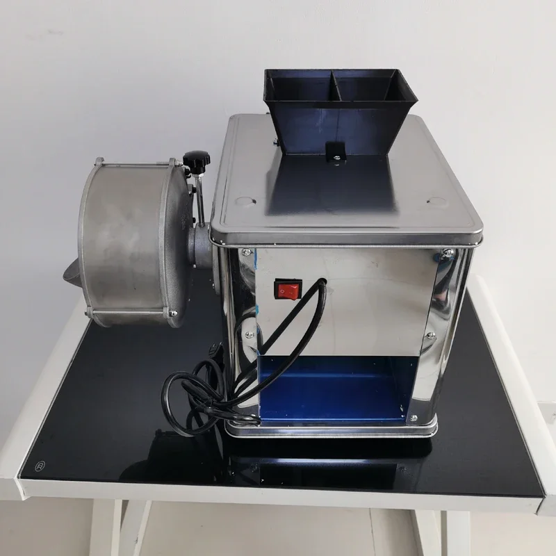 

250Kg/H Electric Meat Slicer Stainless Steel 3mm Blades Meat Cutter Grinder Machine Auto Kitchen Home Appliance Commercial