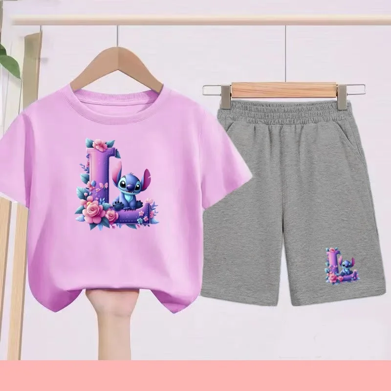 

Children's Disney Cartoon and Animation Pattern Sportswear for Boys and Girls Aged 3 to 13, Including T-shirts and Shorts