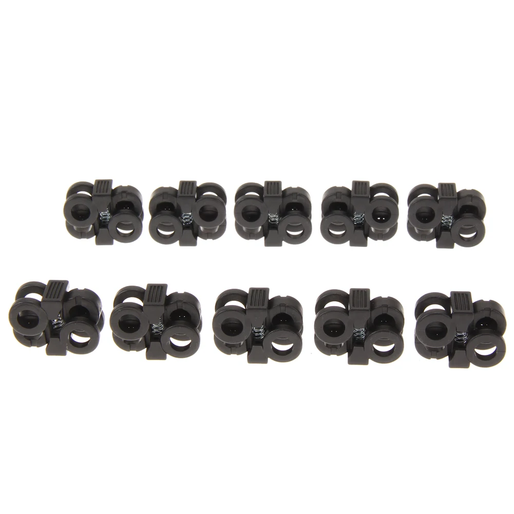 بوم مظلة حبل مشبك أربطة الحذاء السريع في الهواء الطلق المضادة للانزلاق المحمولة أبازيم مناسبة للأحذية وحقائب الظهر مجموعات السفر التخييم #3