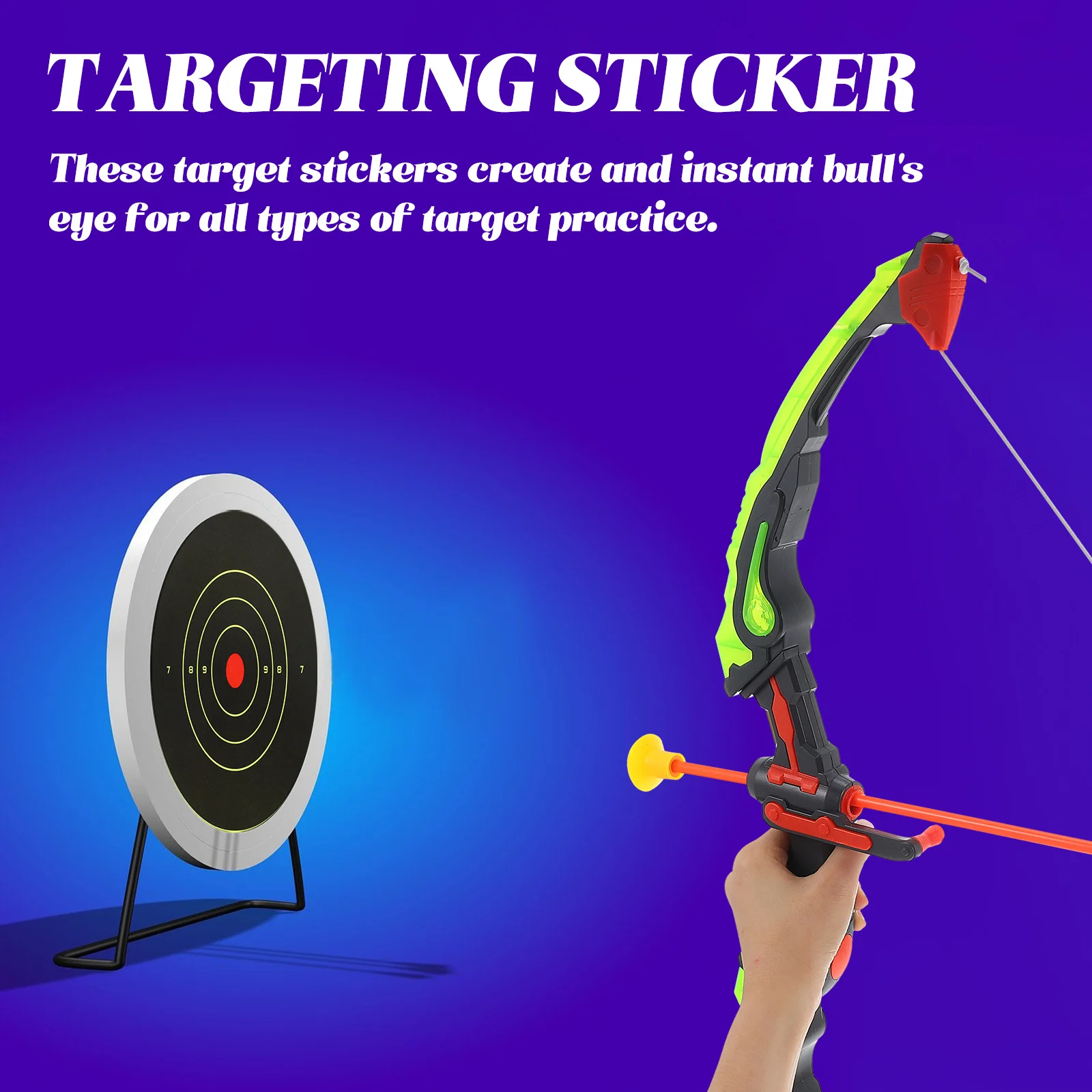 

25pcs Aiming Shooting Targets Reactive Round Splatter Targets Sticker Durable Adhesive Ideal Indoor Outdoor Use