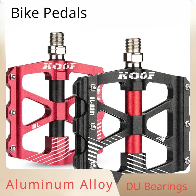 Aluminum Alloy Mountain Bike Pedals 3 Peilin Pedals Sealed DU Bearings MTB Pedals Ultra-lightweight Cycling Accessories