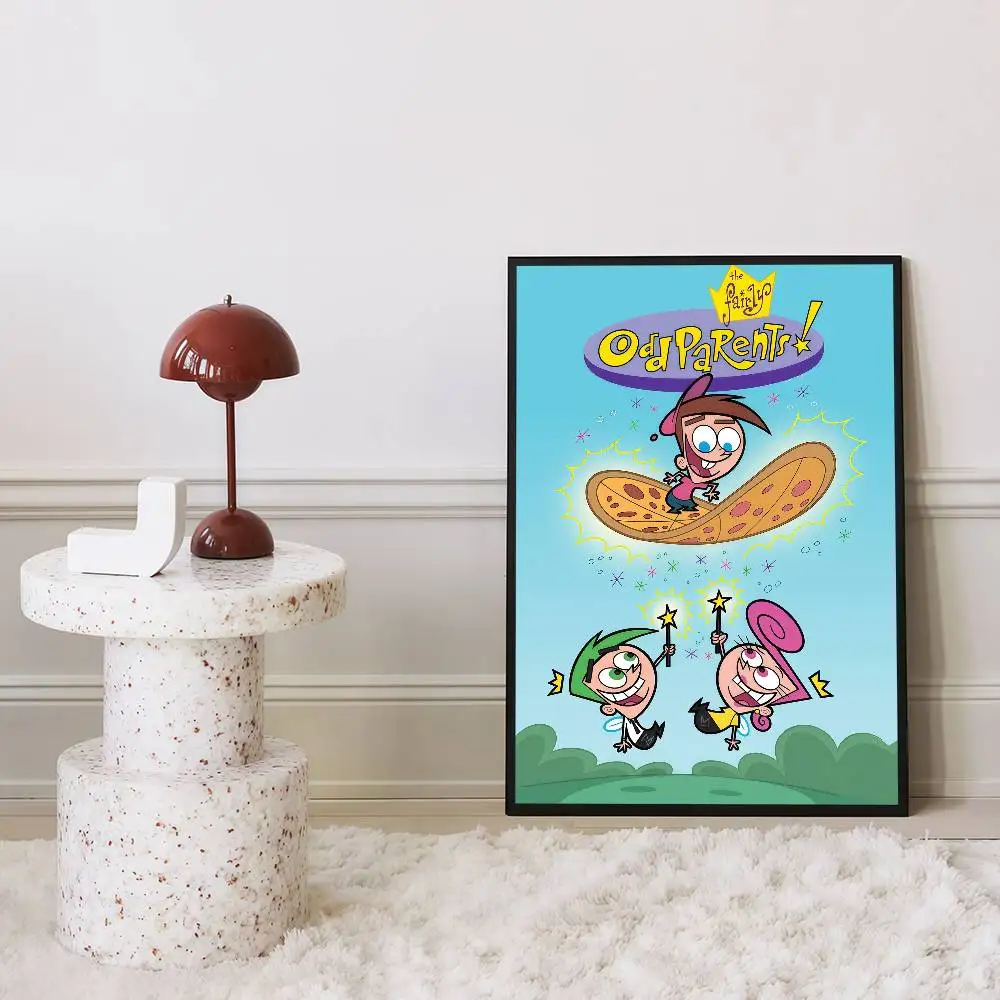 The Fairly Oddparents مطبوعات وملصقات ذات نوعية جيدة لغرفة عتيقة ديكور المنزل والمقهى لوحة جدارية فنية جمالية #6