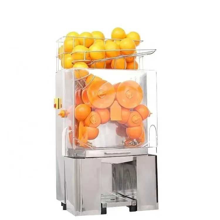 

220V 120W Commercial Stainless Steel Fresh Orange Juicer,Automatic Pomegranate Juicer,Pure Copper Motor,Low Noise Output