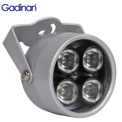 Gadinan-4 어레이 IR led 일루미네이터 라이트, CCTV led 필 라이트 IR 적외선 방수 야간 투시경 CCTV 카메라 ip 카메라