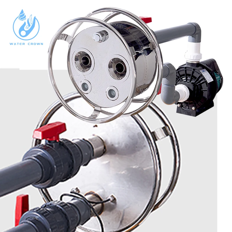 

Stainless Steel 304 Counter Current Trainer Pool Counterflow Jets Stream System Pump For Swimming Pool Exercise