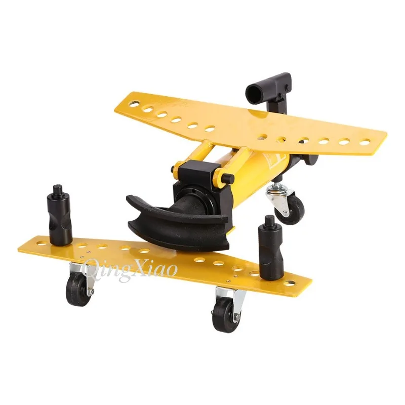 Manual Hydraulic Pipe Bender Portable Galvanized Seamless Steel Tube Bending Tool Plumbing Construction Processing Equipment
