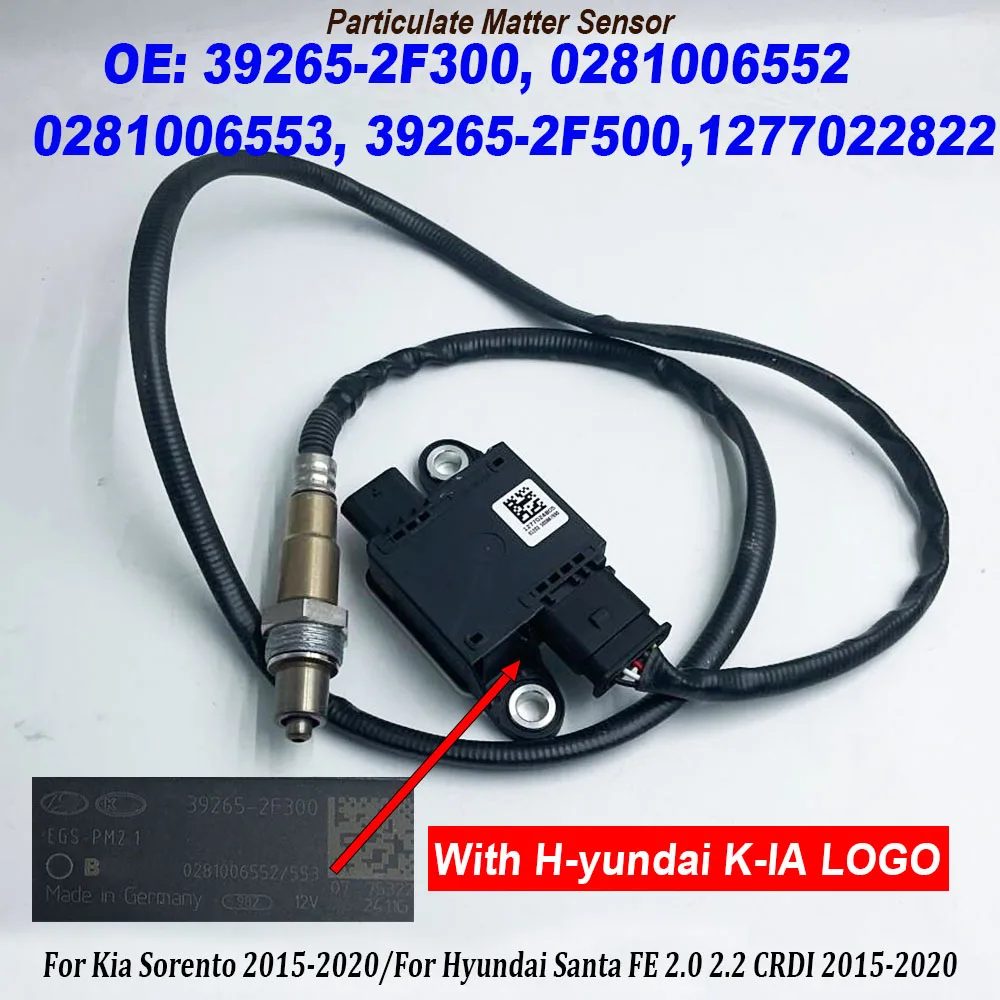 39265-2F300 39265-2F500 PM Particulate Sensor 392652F300 0281006552 0281006553 1277022822 For KIA SORENTO Hyundai SANTA FE