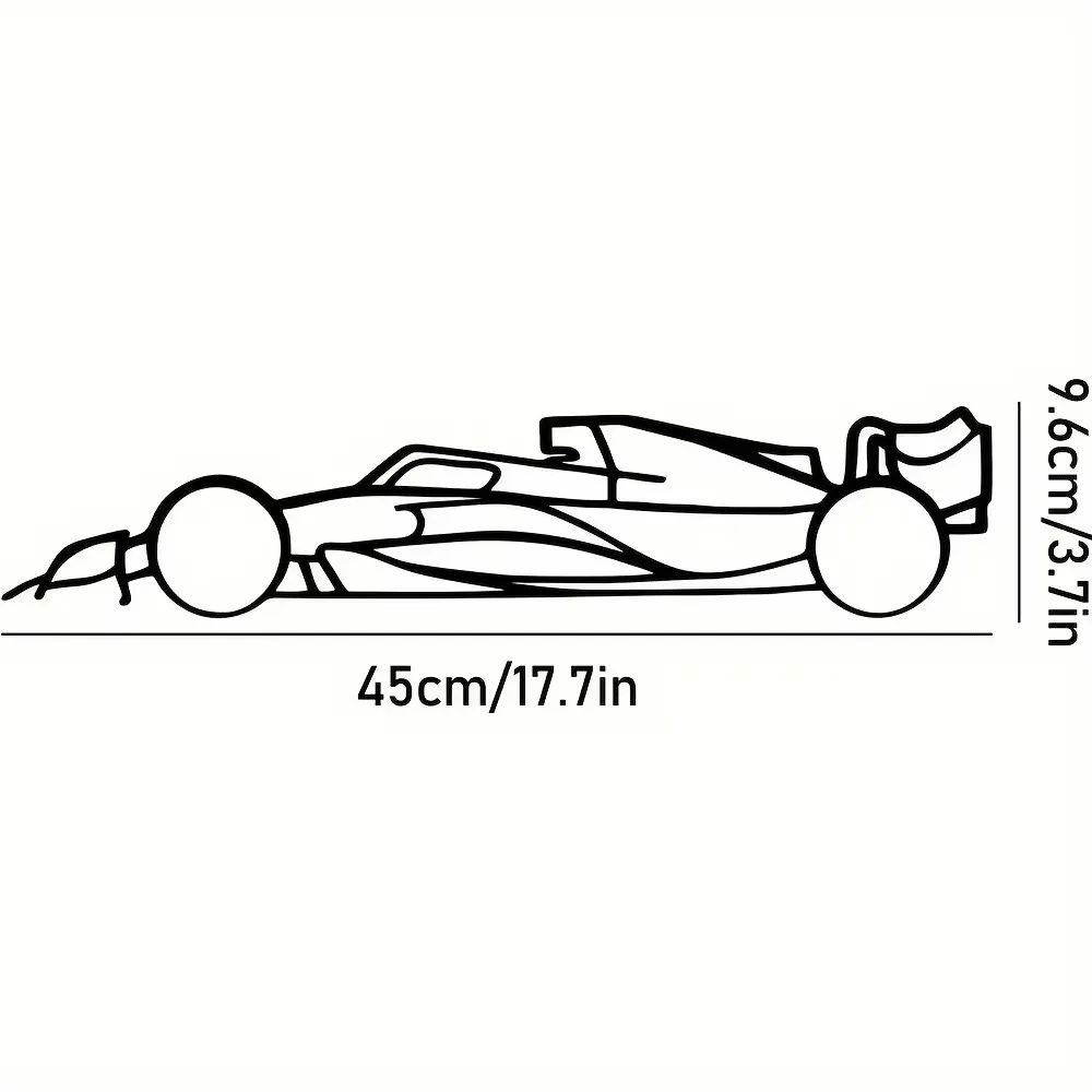 Stylish Iron Sports Car Wall Decoration – Hot Border Metal Line for Auto Lovers