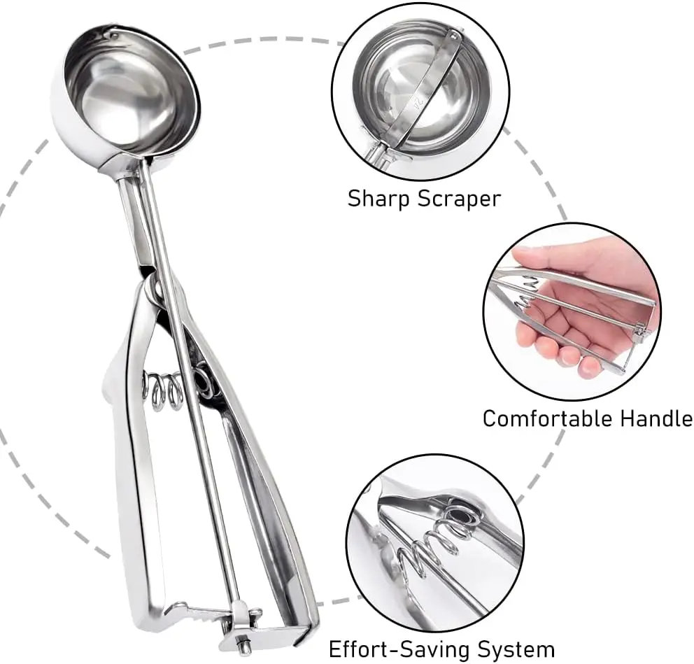 Stainless steel ice cream scoop Ice cream scoop scoop ball scooper,1pc