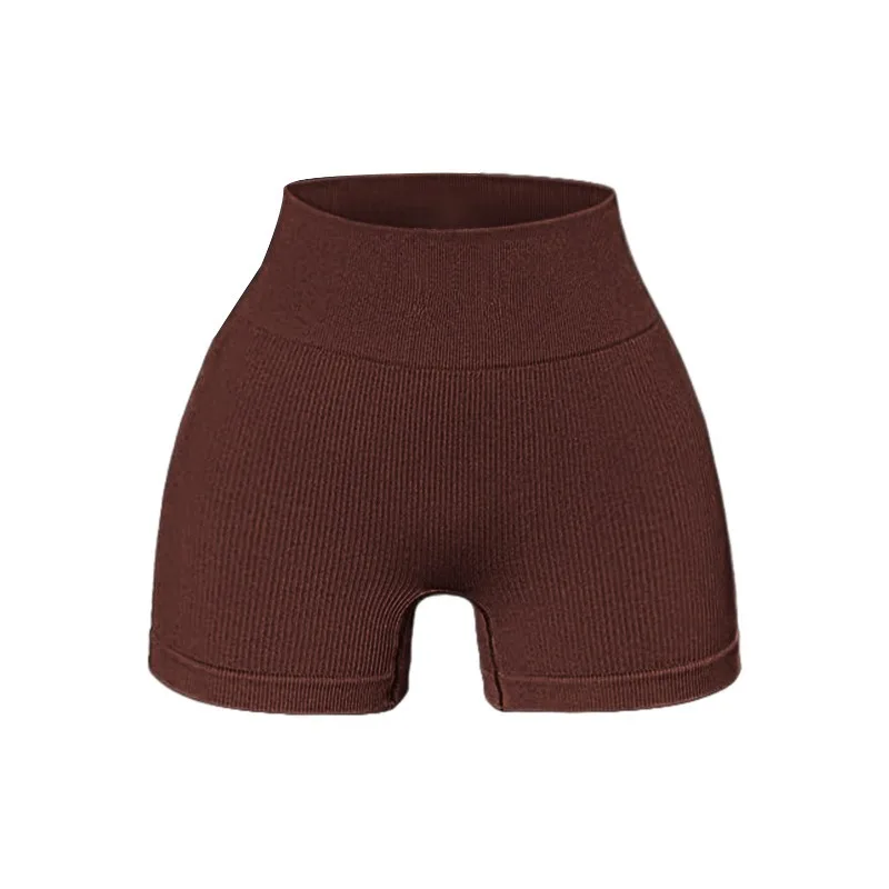

Women's Yoga Shorts Seamless High Stretch European and American Style Running Training Fitness Women's High Stretch Yoga Shorts