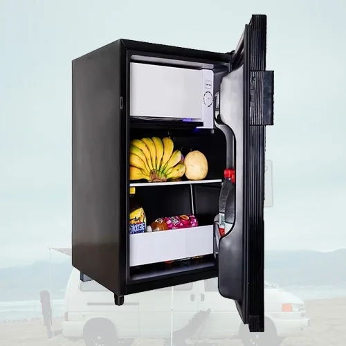 

High Quality Long Duration Time Steel Shell 12V/24V RV Refrigerator Best Price High Quality