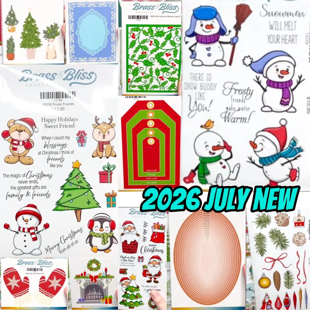 Basket Stamps 2026 Neue Metall-Stanzformen für DIY Scrapbooking, Bastelarbeiten, Fotoalbum-Vorlage, handgemachte Dekoration
