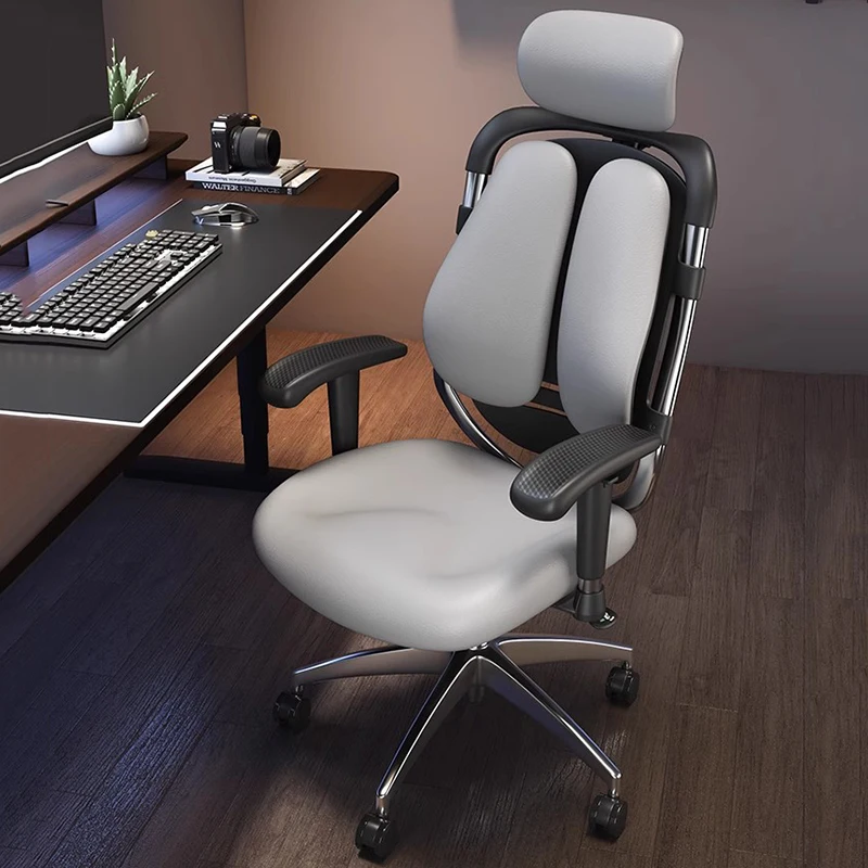 

Armrest Relax Office Chair Gaming Luxairy Design Nordic Swivel Mobile Office Chair Ergonomic White Sillas De Oficina Furniture