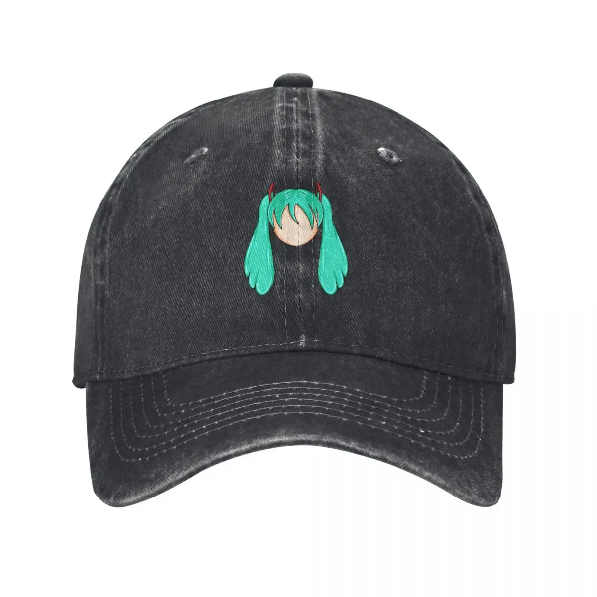 Hatsune Miku Vocaloid Kawaii Icon Baseball Cap luxury woman cap black Dropshipping Hip Hop Male Women's