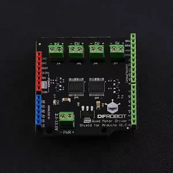 Placa de expansión de motor de cuatro vías DFRobot compatible con control de motor Arduino TB6612FNG