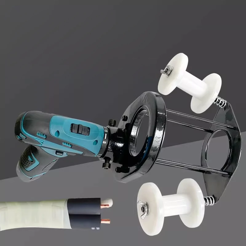 반자동 에어컨 케이블 타이 감기 기계 구리 튜브 감기 기계 파이프 감기 기계 케이블 타이 결속기