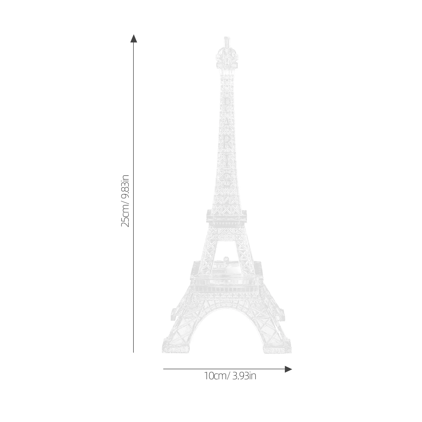 

Acrylic Eiffel Tower Night Light Colorful LED Desk Lamp Mini Home Decor 7 Colors Changing Soft Glow Bedroom Party