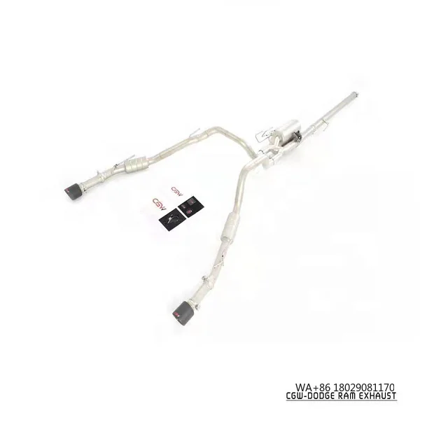 

Active Sound Performance Exhaust Muffler Piping with Valves for Dodge Ram 5.7L 4x4 Catback