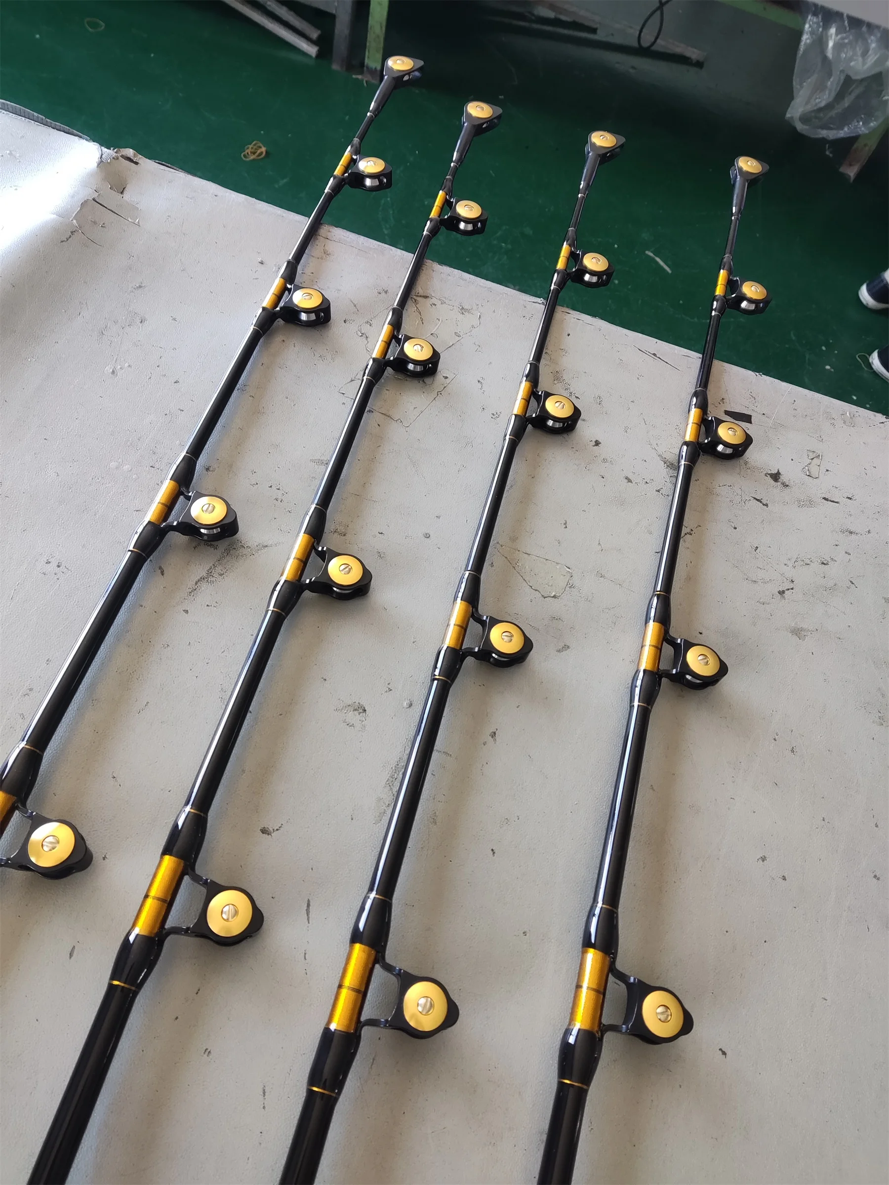 Biegende Butt Roller Guide Rotierende Spitze Guide Big Game Boat Bar Fiberglas Blank Deep Sea