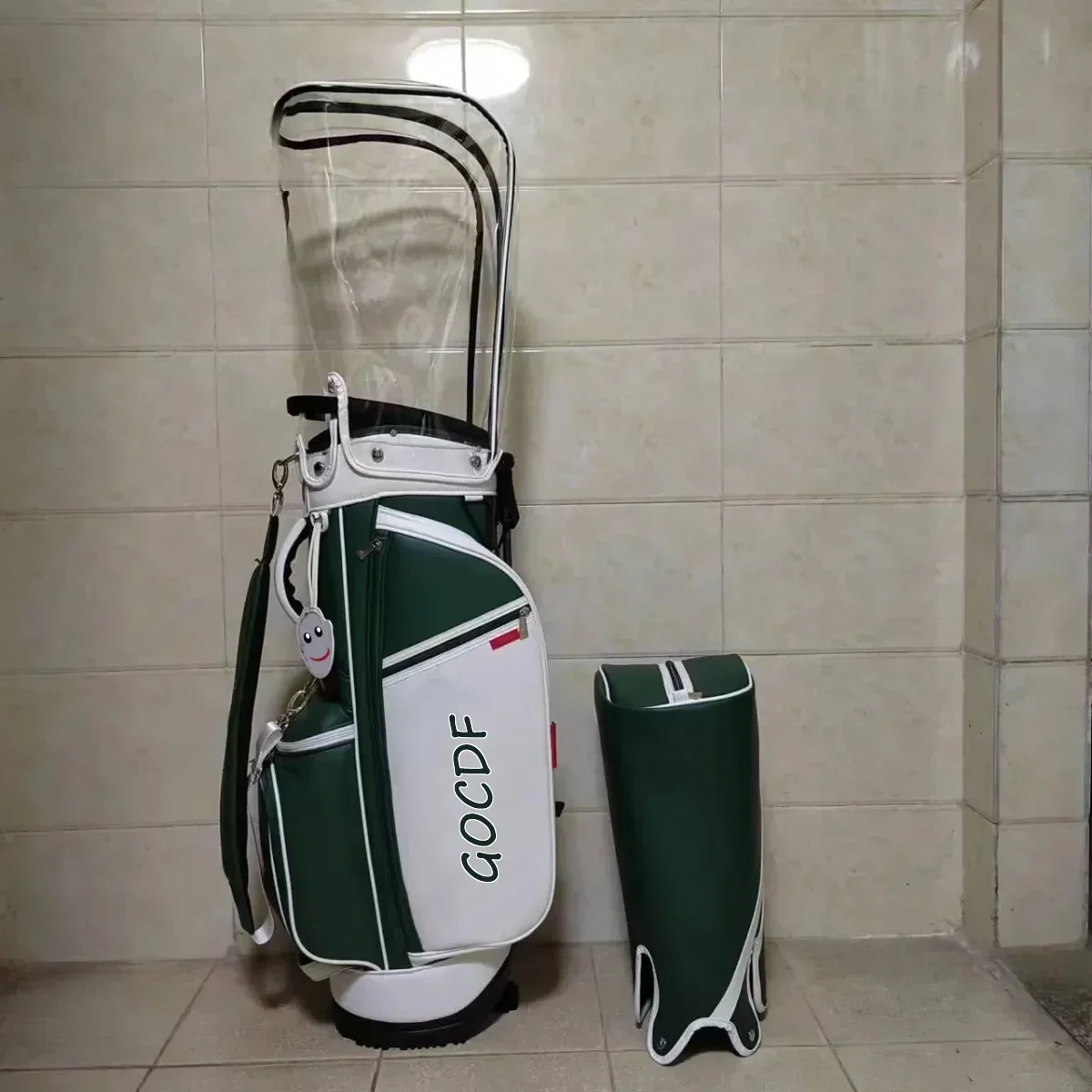 2024 neue Golf tasche Mode große Kapazität zwei Kappen Caddy Tasche Licht Trend Joint Fonds Golf Stand Tasche