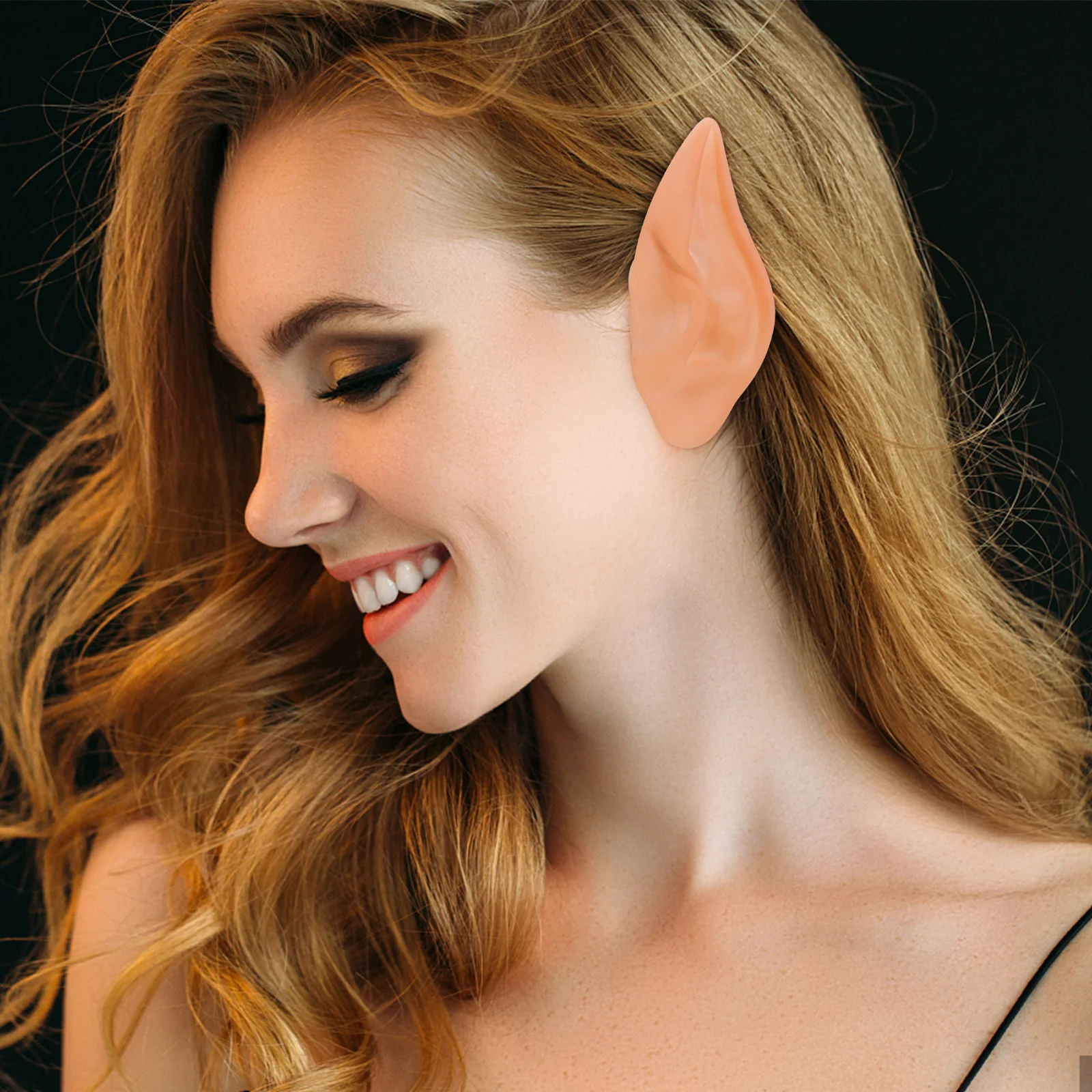 

1Set Fake Quality Durable Reusable Comfortable Cosplay Halloween Costume Props Fairy Elf Ears Fairy Ear