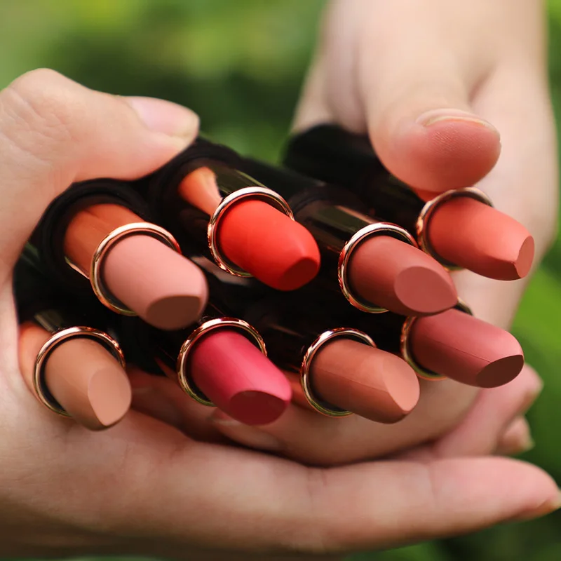 Lipstick Private Label Waterproof Long lasting Red Lip Matte Lipstick Make-up Cosmetics Wholesale Bulk For Business