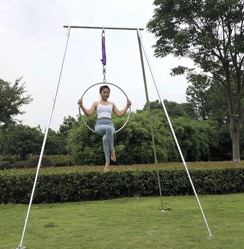 1.4 meters 3.4 meters Aerial Rig Heavy Duty Aerial Frame Safety Aerial Yoga Rig for Yoga Silk Lyra Hoop Circus Performance