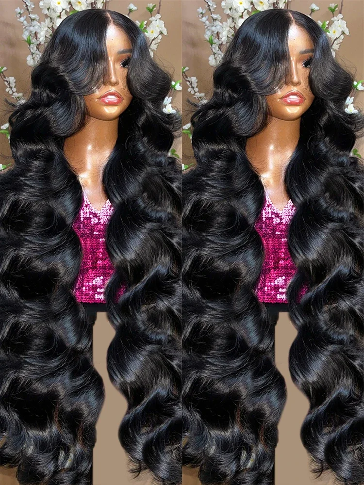 

Body Wave 13x6 HD Lace Frontal Wig 200 Density Human Hair Wig 16-36 Inch Loose Water Wave Lace Front Wig Preplucked For Women