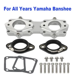 For All Yamaha Banshee YFZ350 YFZ 350 New Billet Intake Manifolds Boots Keihin Mikuni Carb Carburetors For 33mm 34mm 35mm & 36mm