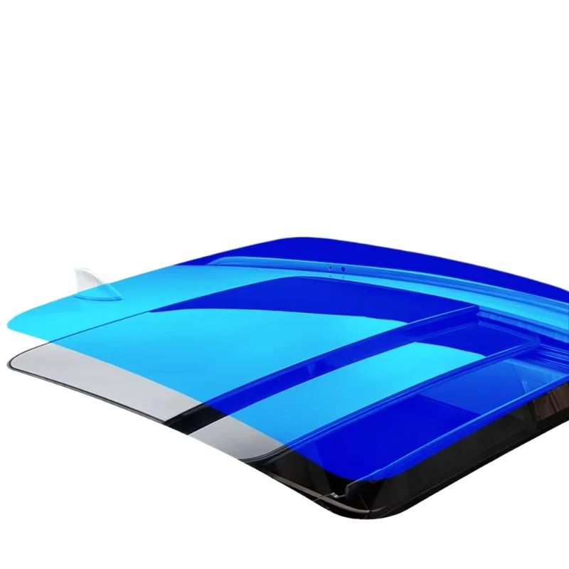 

Seven Film TPU 7.5MIL Blue Solar Skylight Roof Auto Window Smoke Black Color Change UV Rejection Car Skylight Film