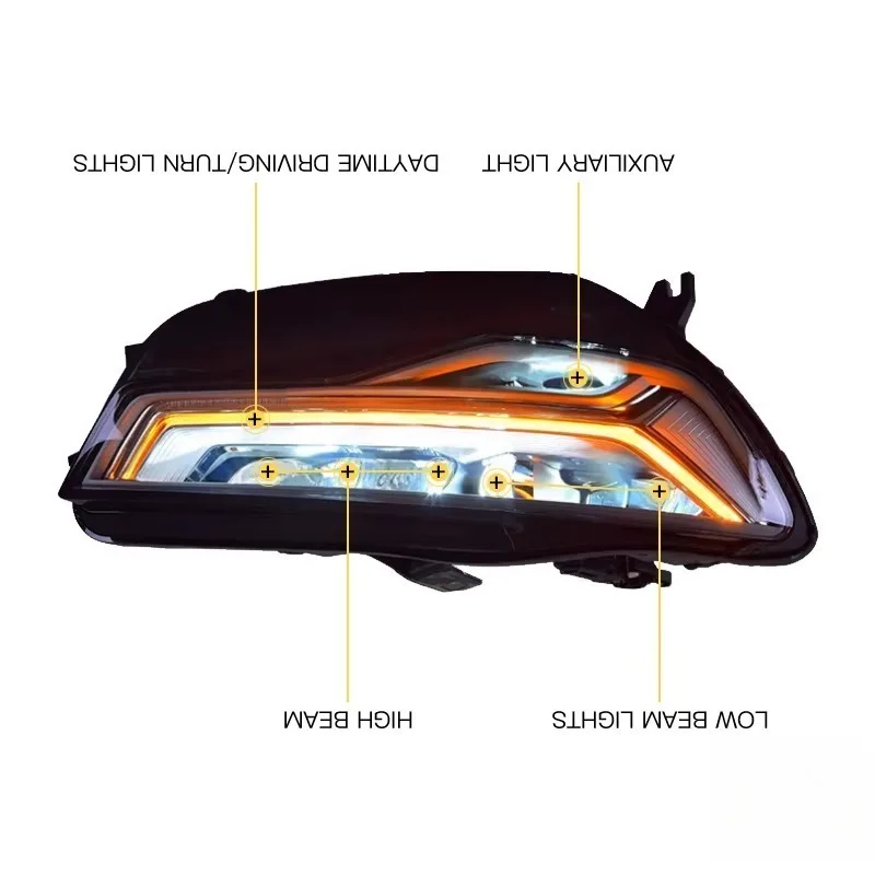 Car Accessories Upgrade Head Lamps Front Lamp for A6 A6L C7 Avant Allroad 2012 -2018 Head Lights LED Headlights