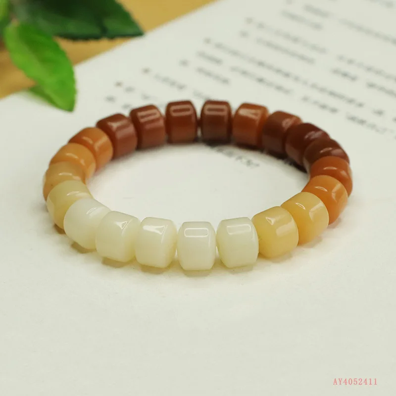 Bodhi root old bead bracelet weathering gradual change Wenwan bracelet finger soft jewelry