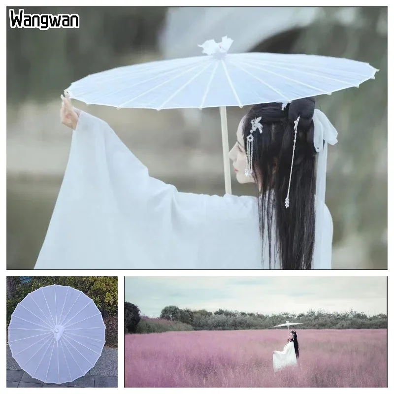 Chinese Oil Paper Umbrella Cheongsam Style Craft Umbrella Hanfu Qipao Show Dance Umbrella Photo Parasol Ombrellone Portatile82CM