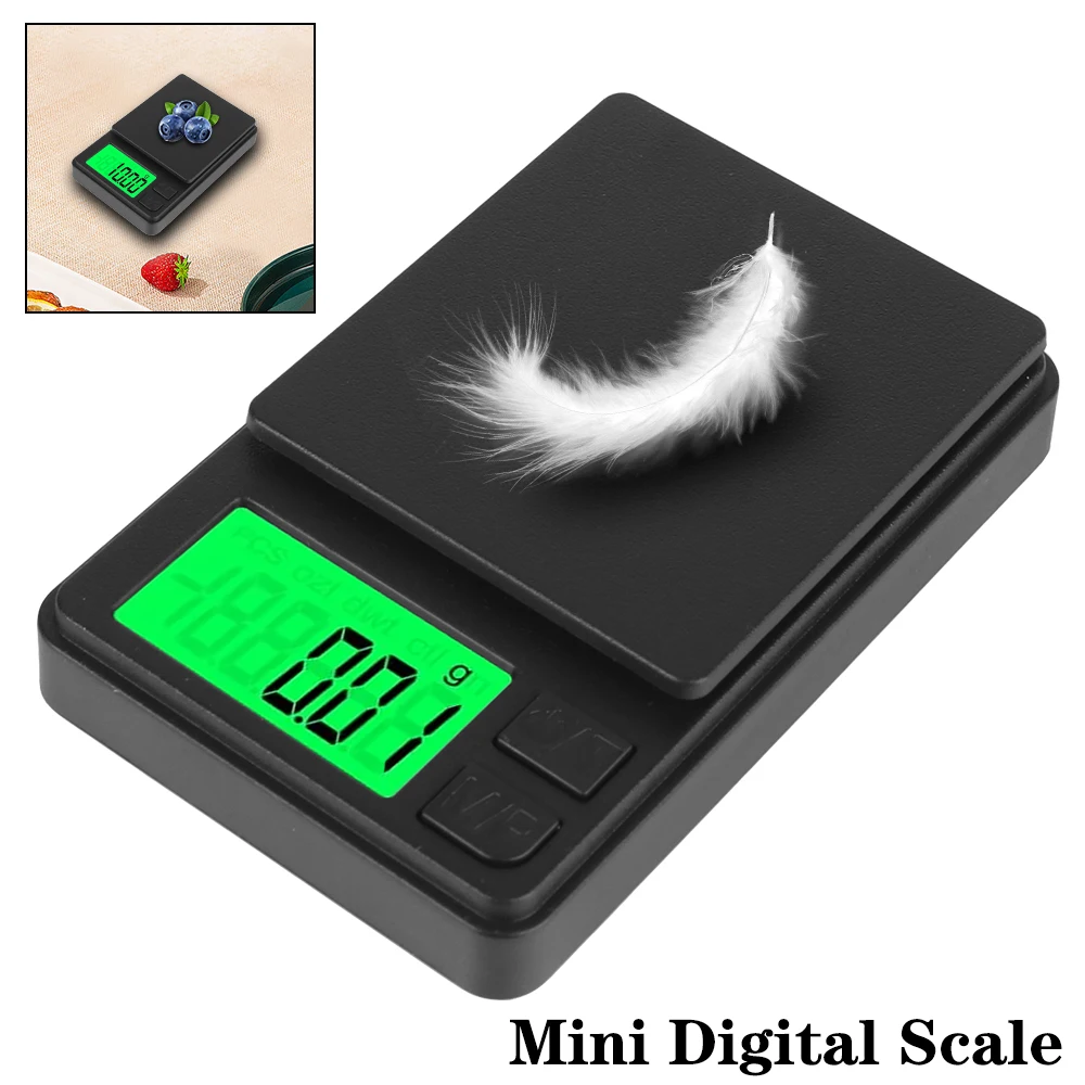 Lcd Backlight Elektronische Weegschaal Draagbare Weegtool Mini Digitale Pocket Weegschaal Hoge Precisie Sieraden Schaal 100G/200G 0.01G