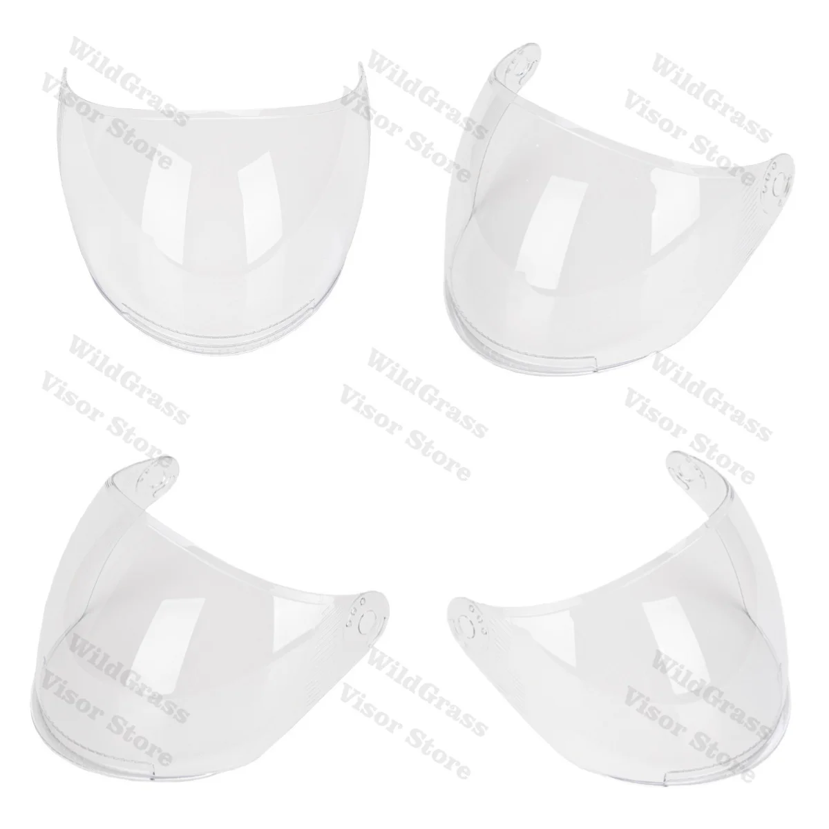 For AXK-502 Motorcycle Riding Helmet Visor Square Open Face Helmet Original Shield Replacement Lens Accessories